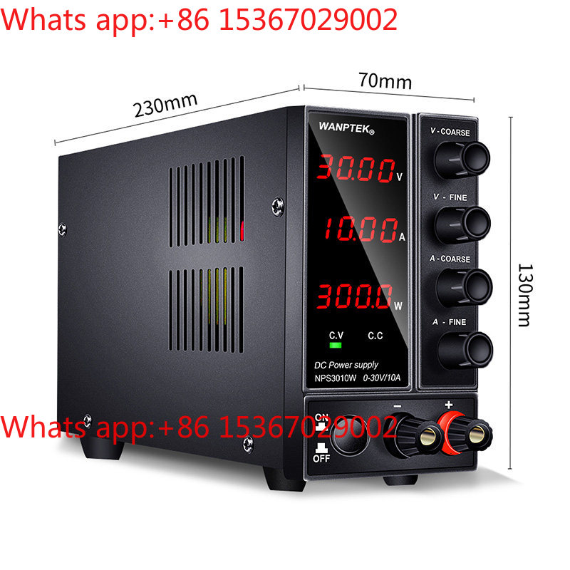 High Precision Dc Power Supply 30V 10A - Alimentatore CC NPS3010W regolabile 30V 10A
