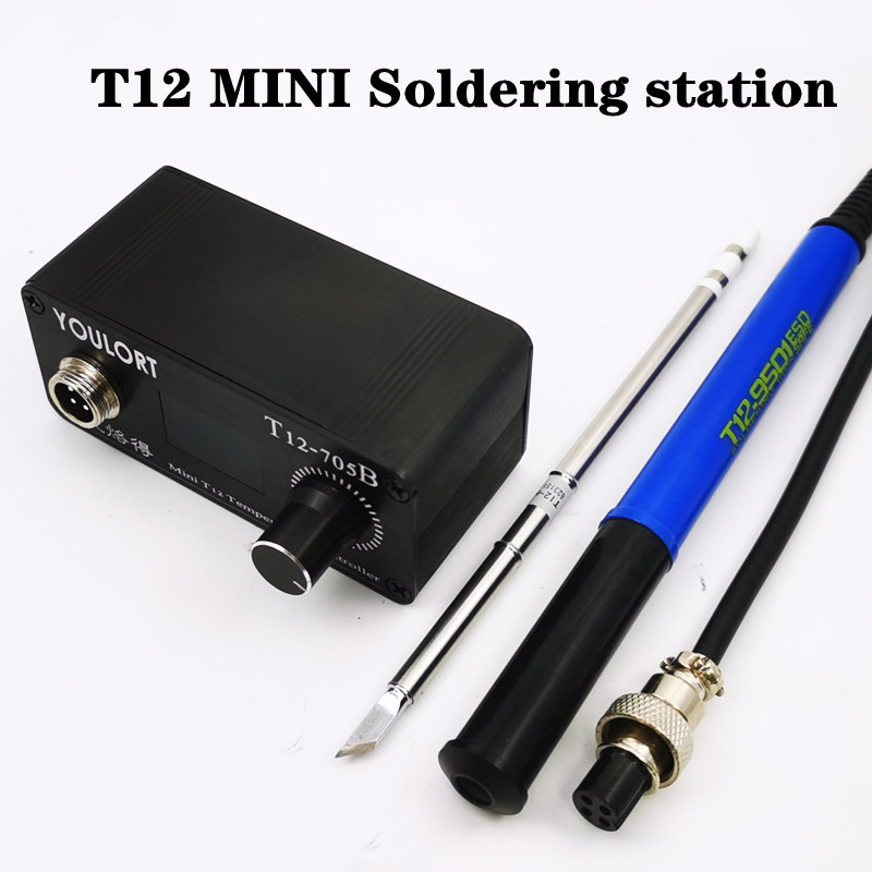 T12 Soldering Station Oled - MINI T12-705B stazione di saldatura OLED