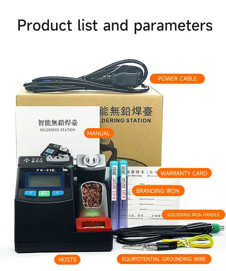 C210 Precision Soldering Station - XZZ FX-210 Stazione di saldatura di