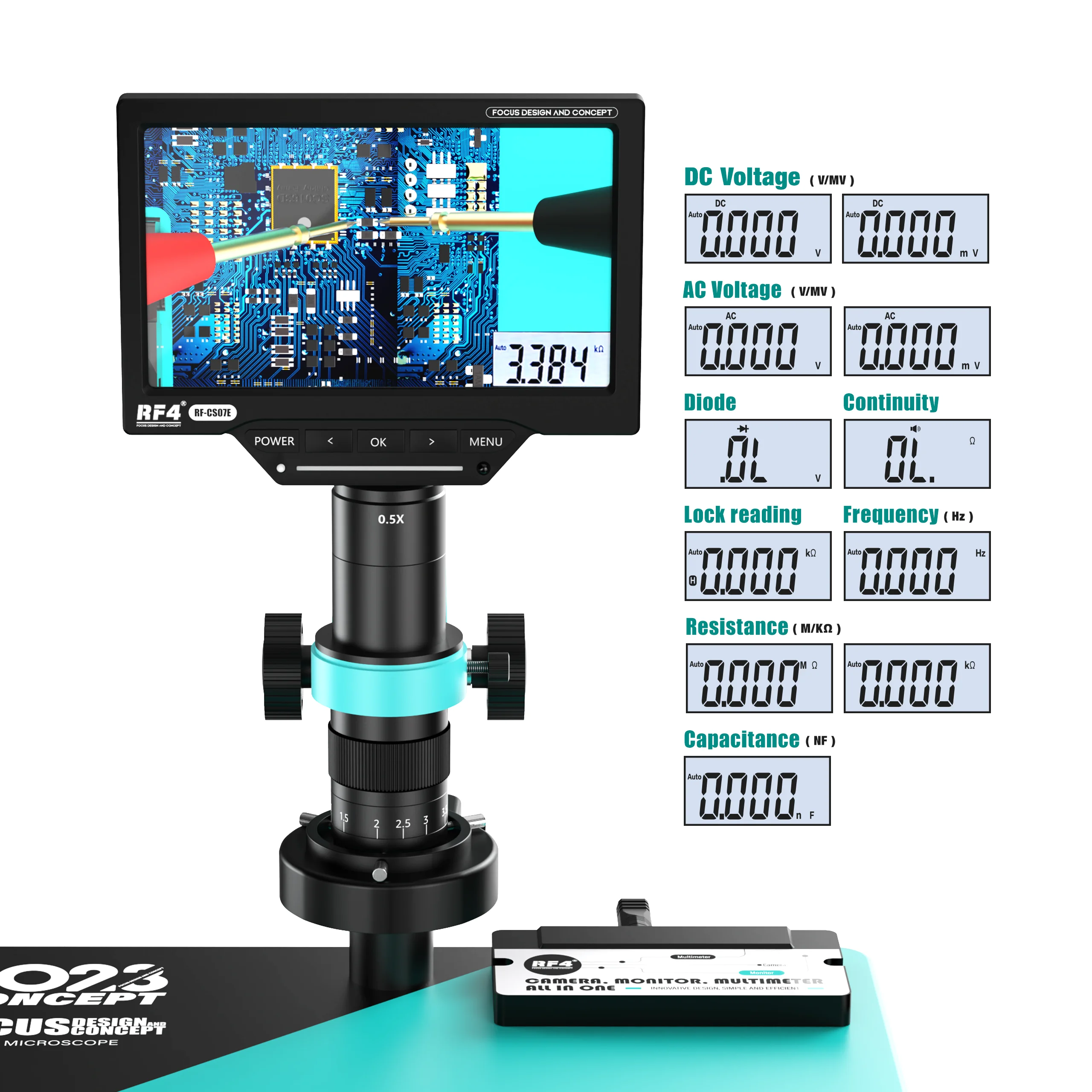 1080P 4K HDMI USB Industriale  - Simul-Focal Industrial Microscope 4K Hdmi recensione e prezzo