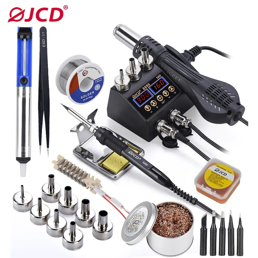 JCD 2 in 1 750W Stazione di sa - 2 In 1 Soldering Rework Station 750W recensione e prezzo