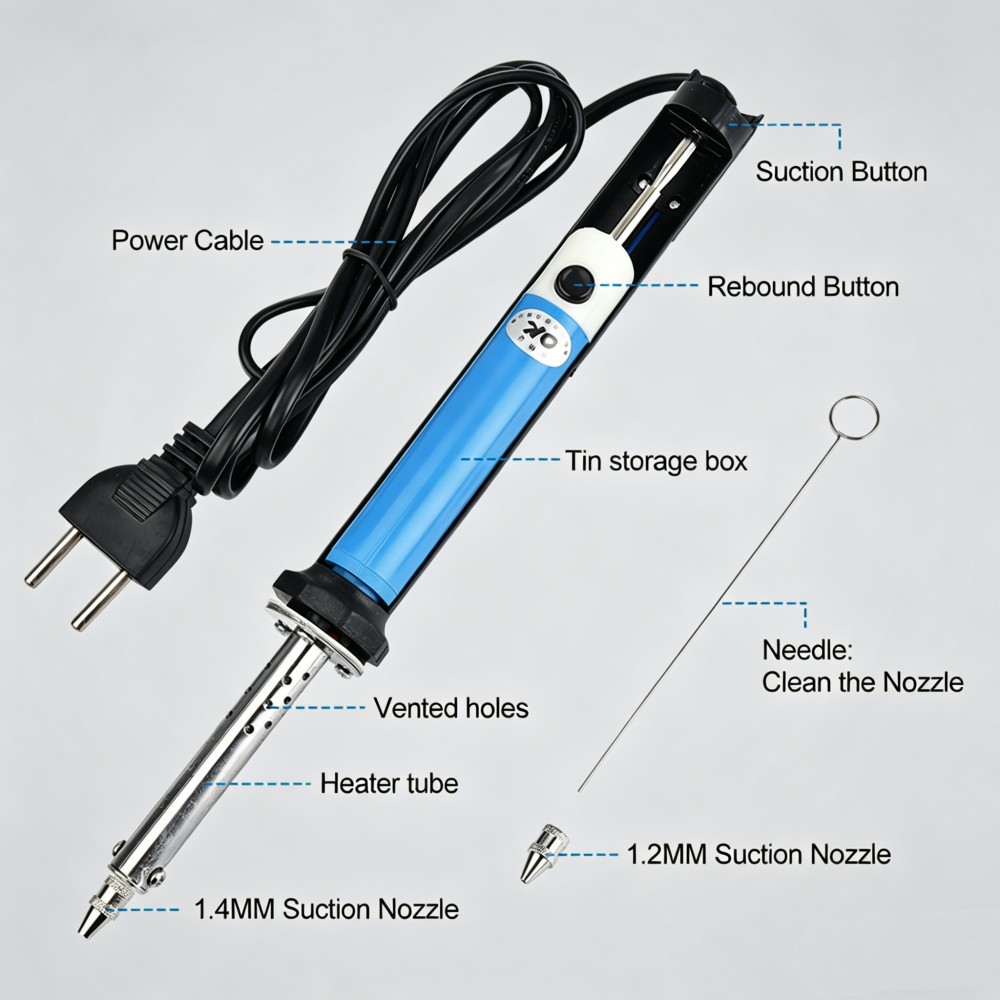 Penna Dissaldante Elettrica AC - Desoldering Pump Electric Vacuum Station recensione e prezzo