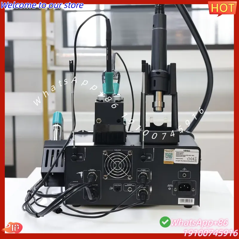 Stazione di Saldatura 5-in-1 Y - Desoldering Pump Electric Vacuum Station recensione e prezzo