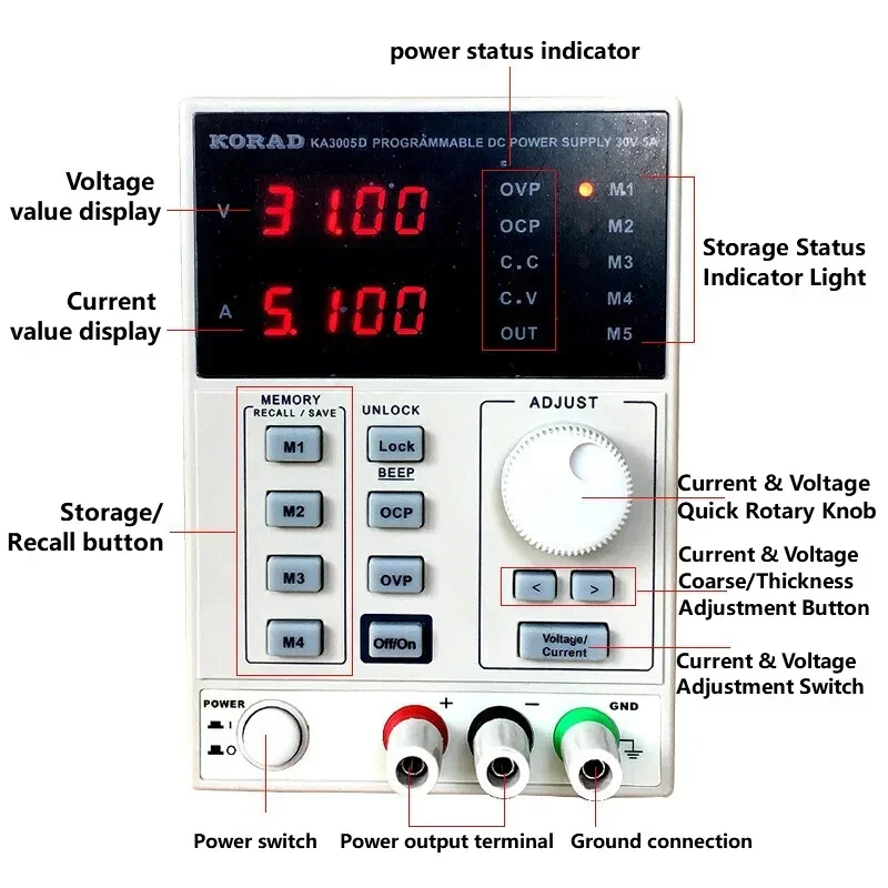 Alimentatore DC Regolato Linea - High Precision Dc Power Supply 30V 10A recensione e prezzo