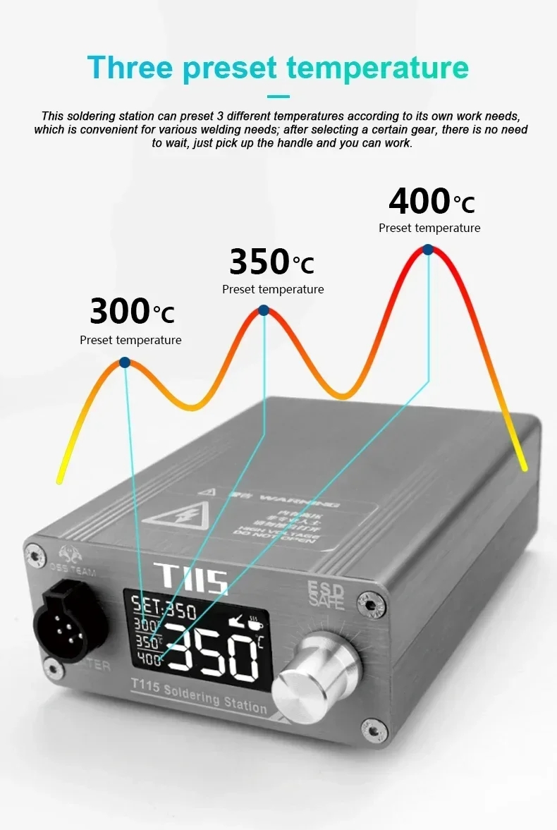 Stazione di Saldatura Elettric - C115 Nano Soldering Iron Station recensione e prezzo