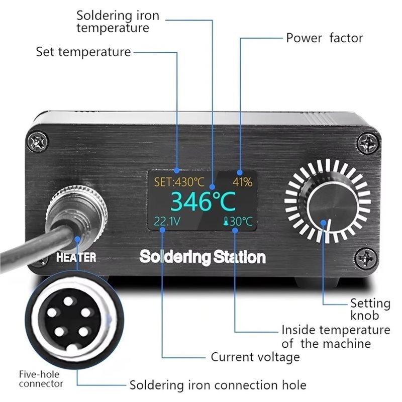 AB11-T12 Stazione di Saldatura - T12 Soldering Station Oled recensione e prezzo