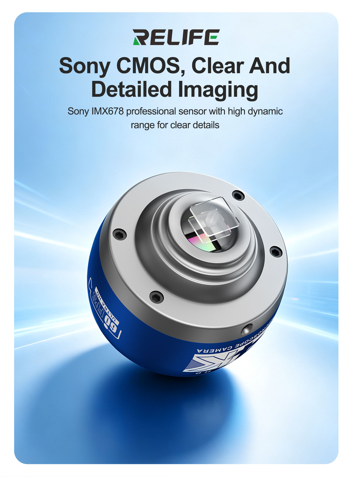 RELIFE MC5 4K 60FPS Fotocamera - 4K Microscope Camera Sony Sensor recensione e prezzo