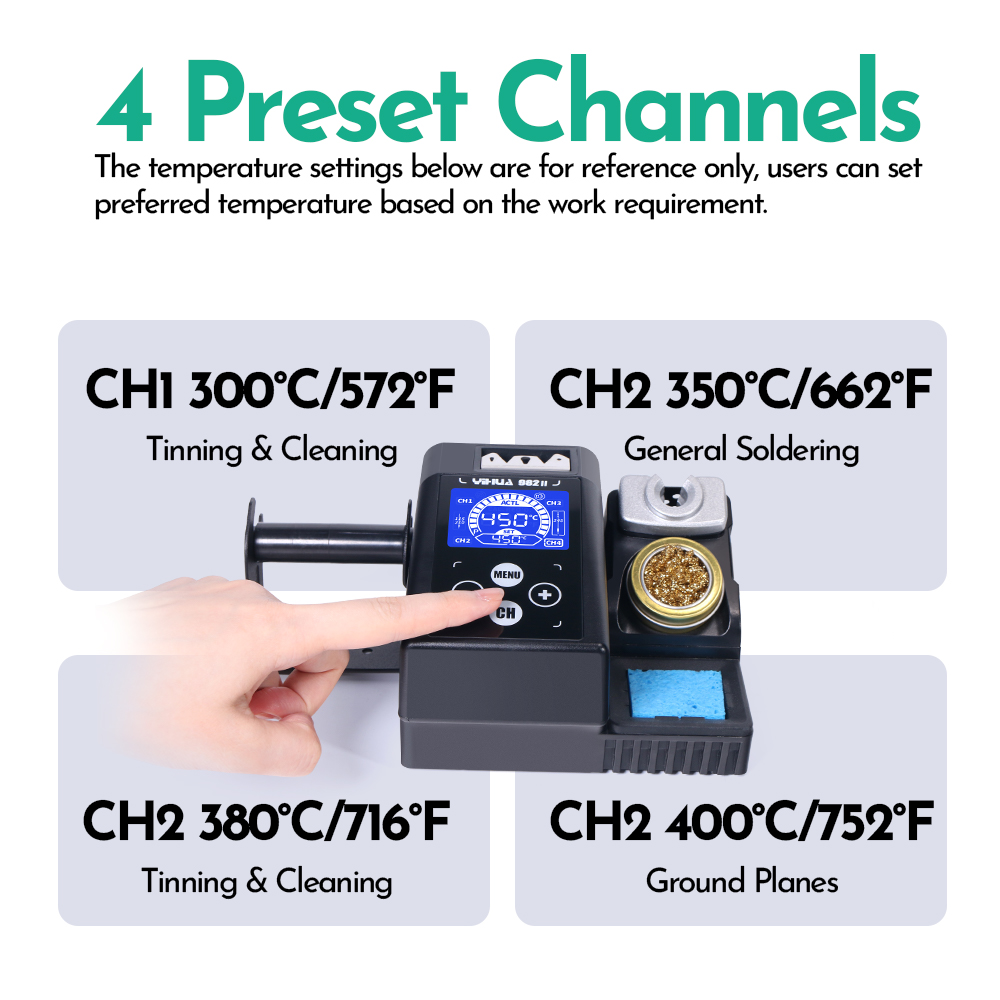 YIHUA 982-II Touch Screen C245 - C210 Precision Soldering Station recensione e prezzo