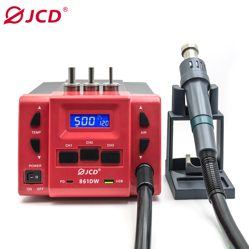 JCD 861DW Pistola ad aria cald - Hot Air Rework Station 861Dw recensione e prezzo