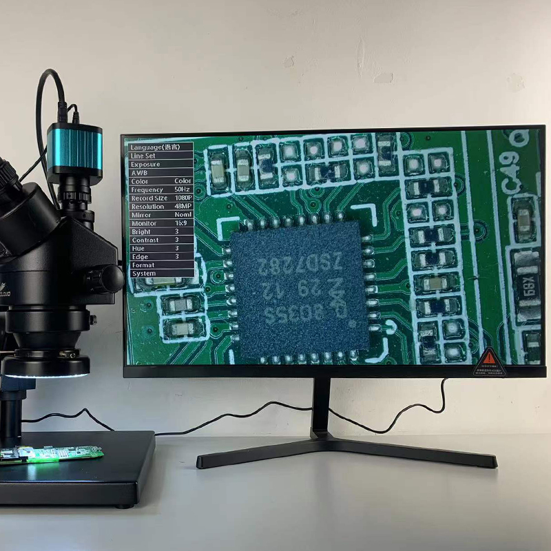 Microscopio con supporto da ta - Trinocular Stereo Microscope 7X-45X recensione e prezzo