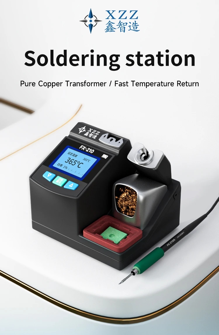 XZZ FX-210 Stazione di saldatu - C210 Precision Soldering Station recensione e prezzo