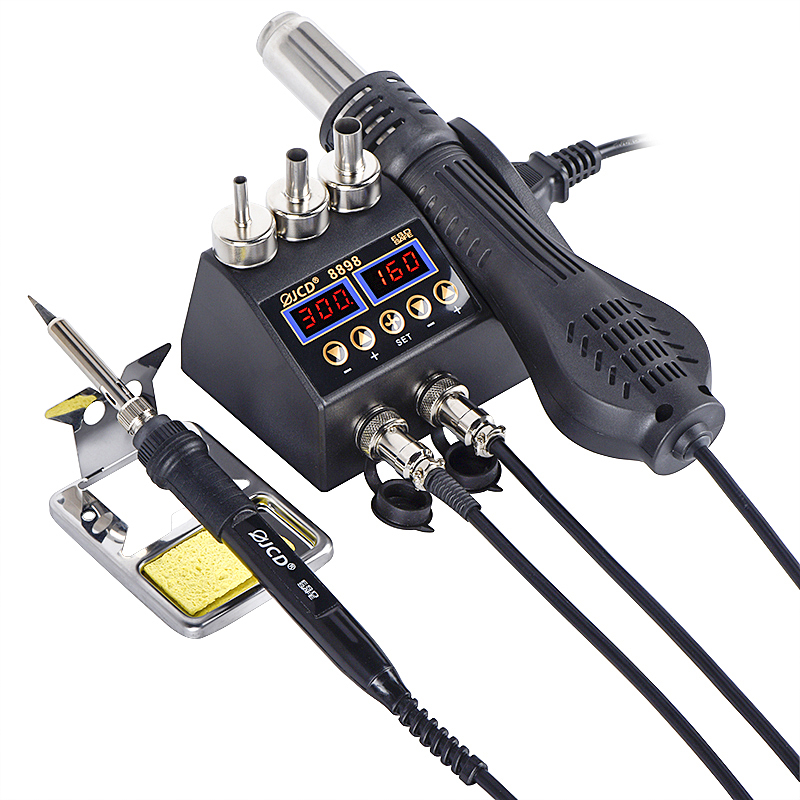 Stazione di Saldatura JCD 2 in - 2 In 1 Soldering Rework Station 750W recensione e prezzo