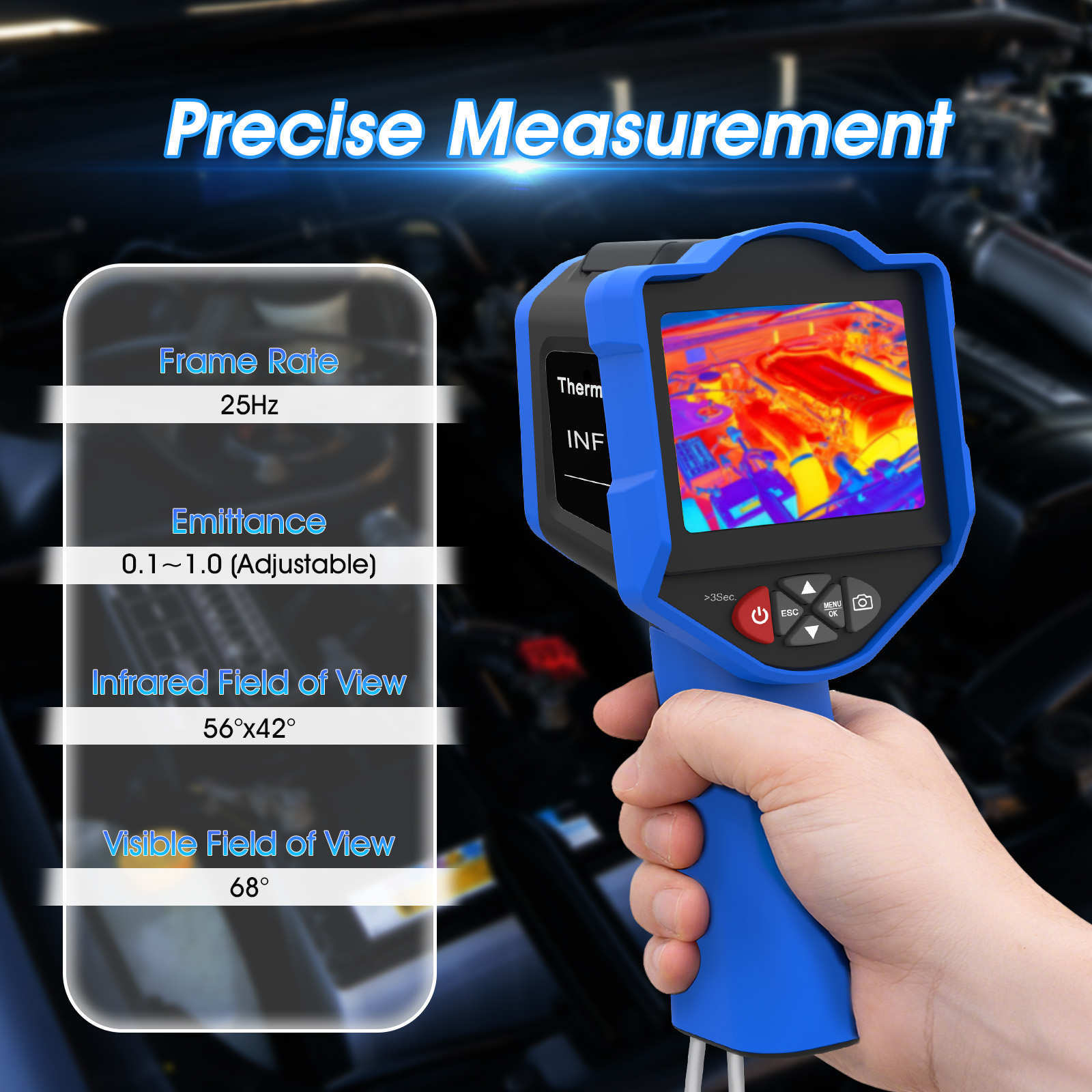Termocamera HoldPeak 256x192 I - Thermal Imaging Camera Pcb Repair recensione e prezzo